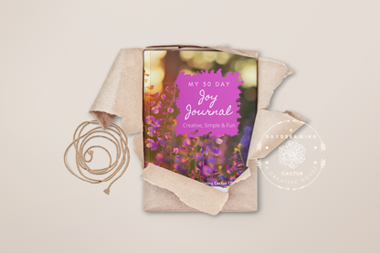 My 30 Day Joy Journal ~ 3 Different Covers offered (Lavender Fields, Daisies, Lily Pad)