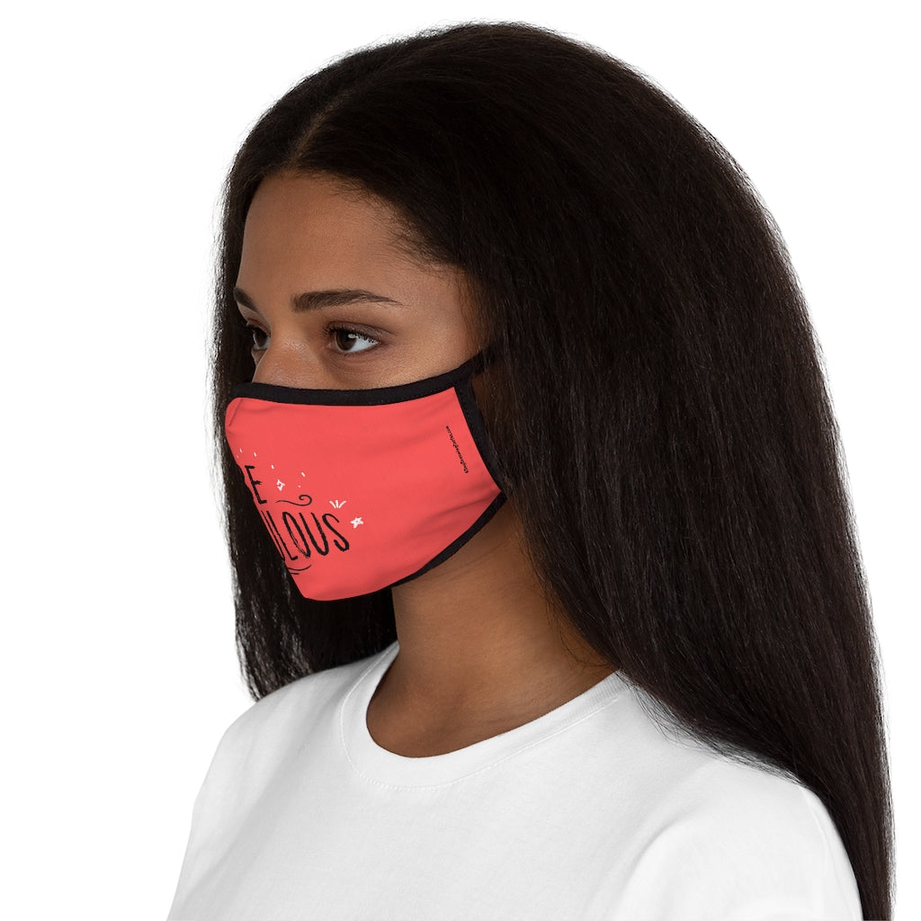 Be Fabulous Corel Classic Style Form Fitted Polyester Face Covering Mask