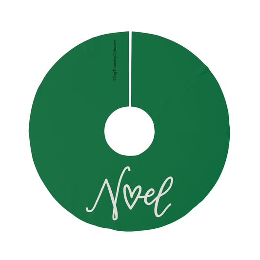 Copy of Red White Noel ~ Christmas Holiday Round Tree Skirt