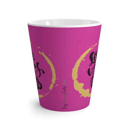 Life Begins After Coffee Pink Latte Mug - Tea Cup