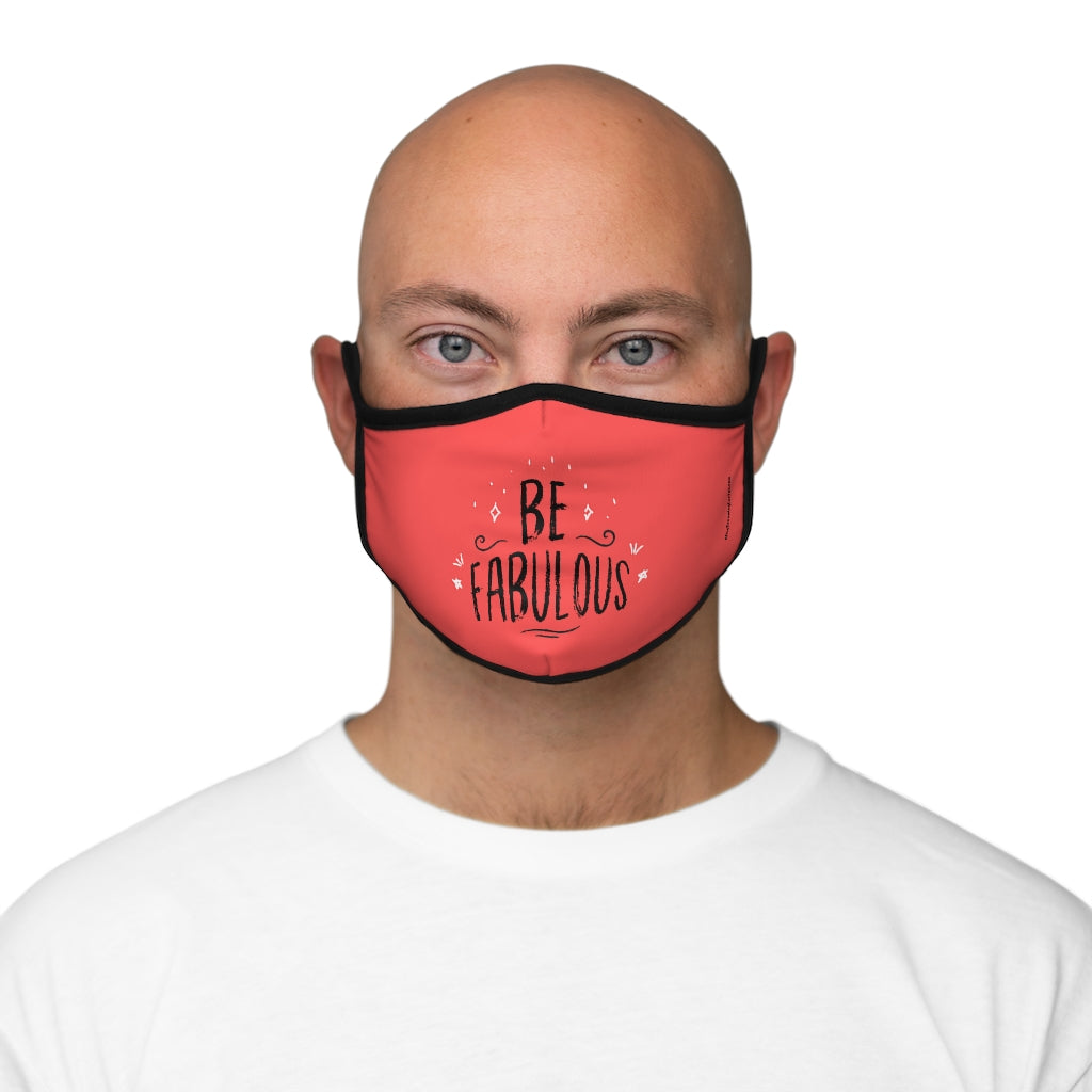 Be Fabulous Corel Classic Style Form Fitted Polyester Face Covering Mask