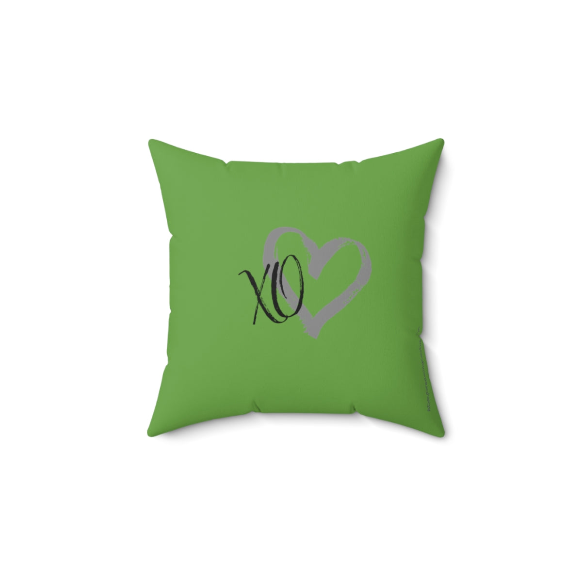 Green Square Pillow Case - Home Is Where My Dog Is - Home Decor Pillow Cover - Accent Pillow Cover