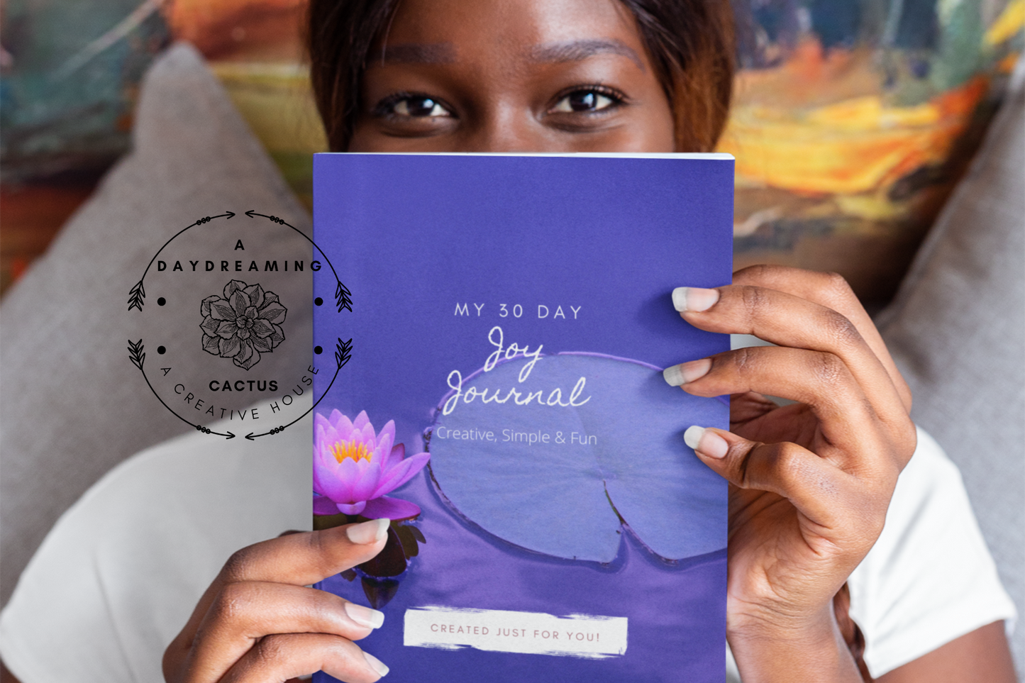 My 30 Day Joy Journal ~ 3 Different Covers offered (Lavender Fields, Daisies, Lily Pad) ~ JJNF04