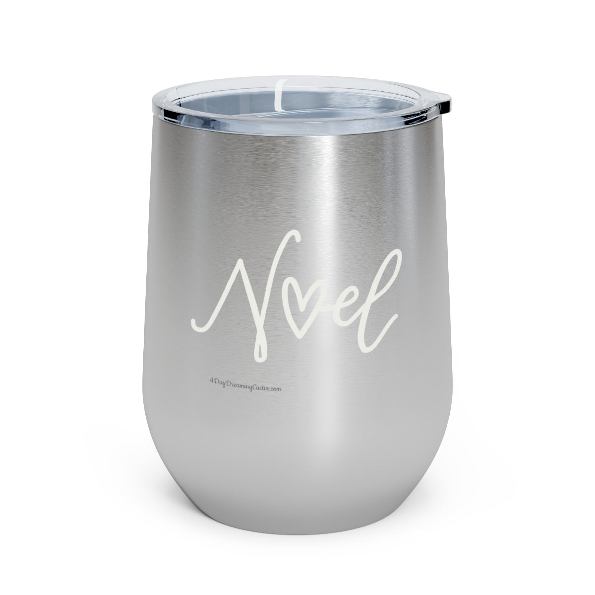 Noel Black and Silver 12oz Insulated Wine Tumbler - Cup Mug Drinkware