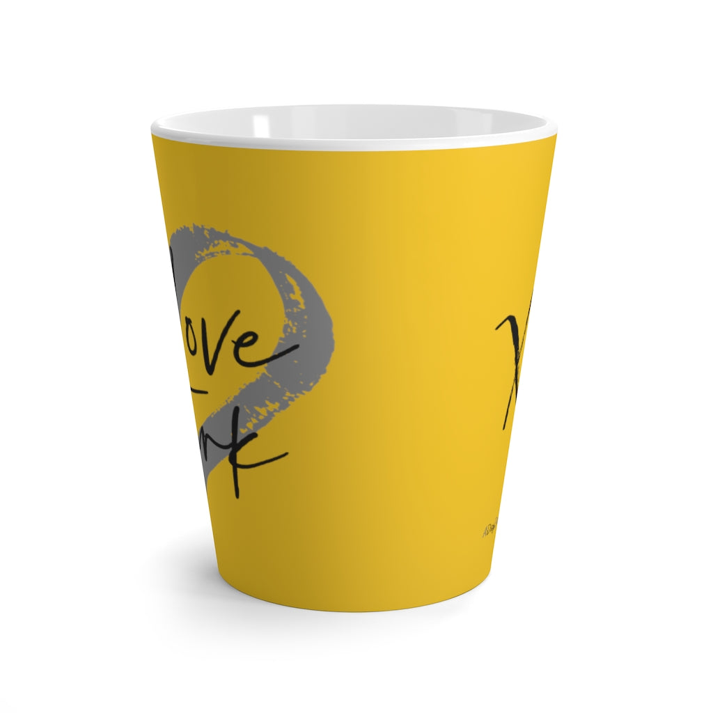 Live Love Bark - Gold Coffee Latte Mug - Tea Cup