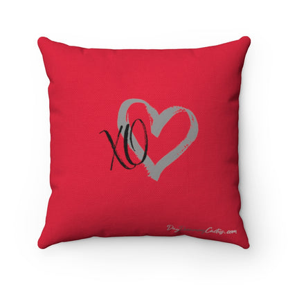 Live Love Bark - Red Home Decor Accent Pillow Case - Cover