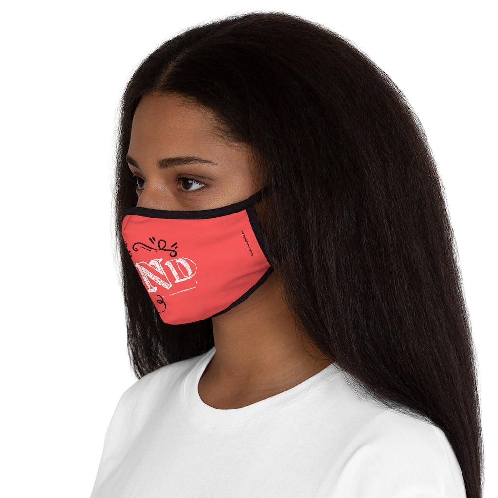 Be Kind Coral Classic Style Form Fitted Polyester Face Covering Mask