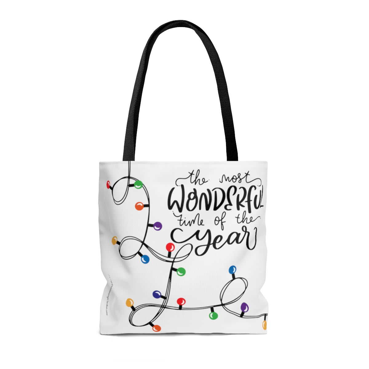 The Most Wonderful Time of Year Tote Bag - Travel Grocery Carry-on