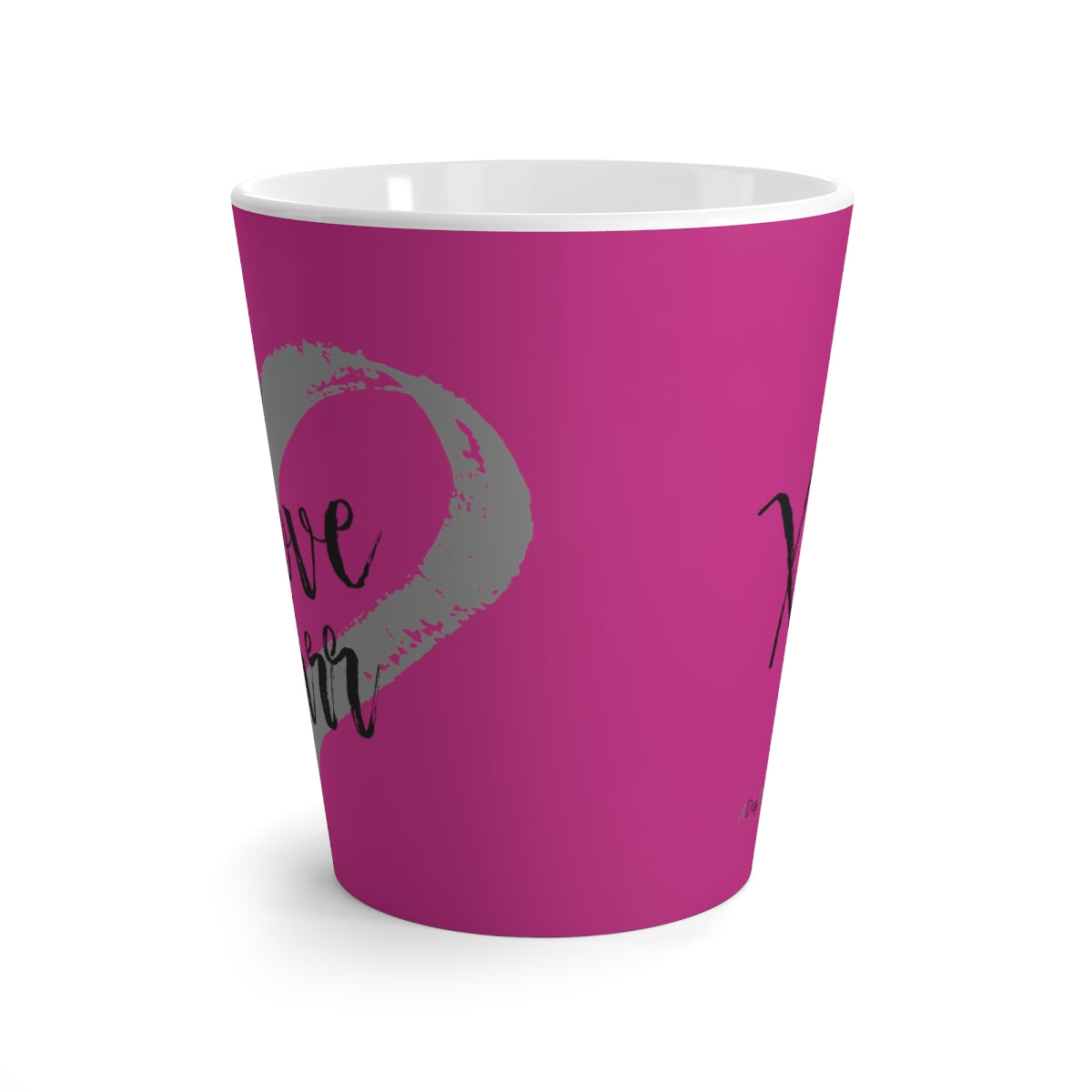 Live Love Purr Pink Coffee Latte Mug - Tea Cup